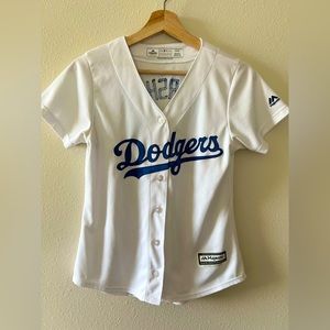Womens Los Angeles Dodgers Clayton Kershaw Cool Base Jersey White